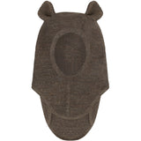 Huttelihut Brown Melange Elefantlue Ears Ull Rib
