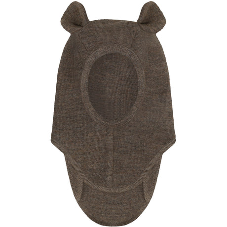 Huttelihut Brown Melange Elefantlue Ears Ull Rib