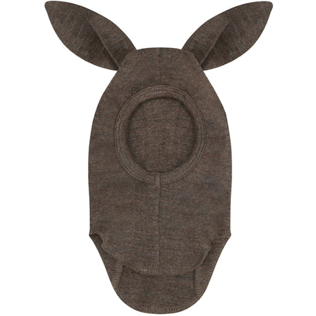 Huttelihut Brown Melange Elefantlue Ears Ull Rib