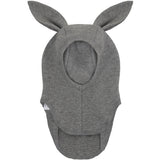 Huttelihut Medium Grey Melange Elefantlue Ears Bomull Rib