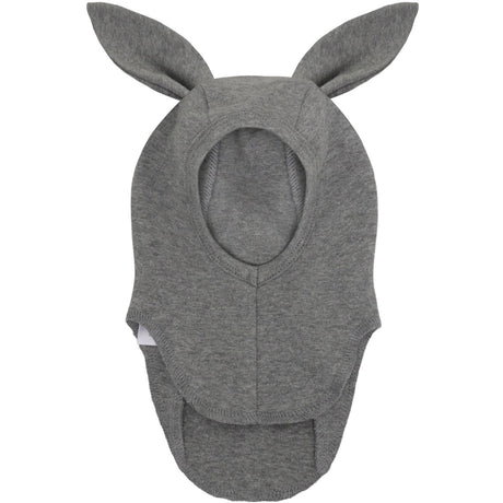 Huttelihut Medium Grey Melange Elefantlue Ears Bomull Rib