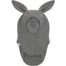 Huttelihut Medium Grey Melange Elefantlue Ears Bomull Rib
