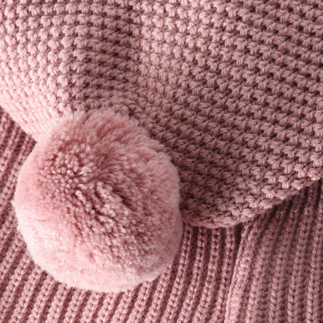 Huttelihut Woodrose Elefantlue Windstop Pompoms