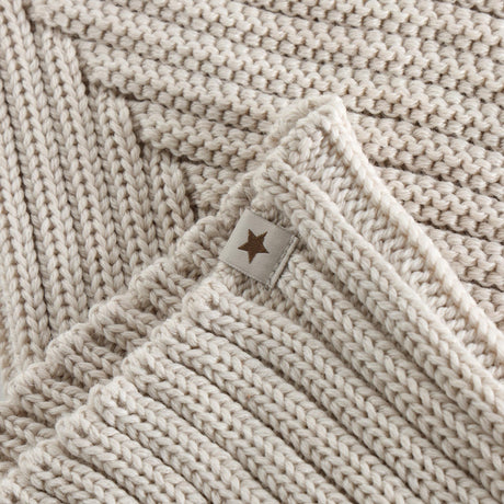 Huttelihut Sand Melange Elefantlue Pixie Ull Strikk