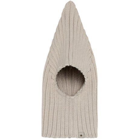 Huttelihut Sand Melange Elefantlue Pixie Ull Strikk