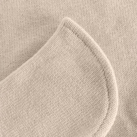 Huttelihut Sand Melange Elefantlue Ull Strikk Windstop