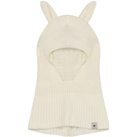 Huttelihut Off-White Elefantlue Ears Ull Strikk