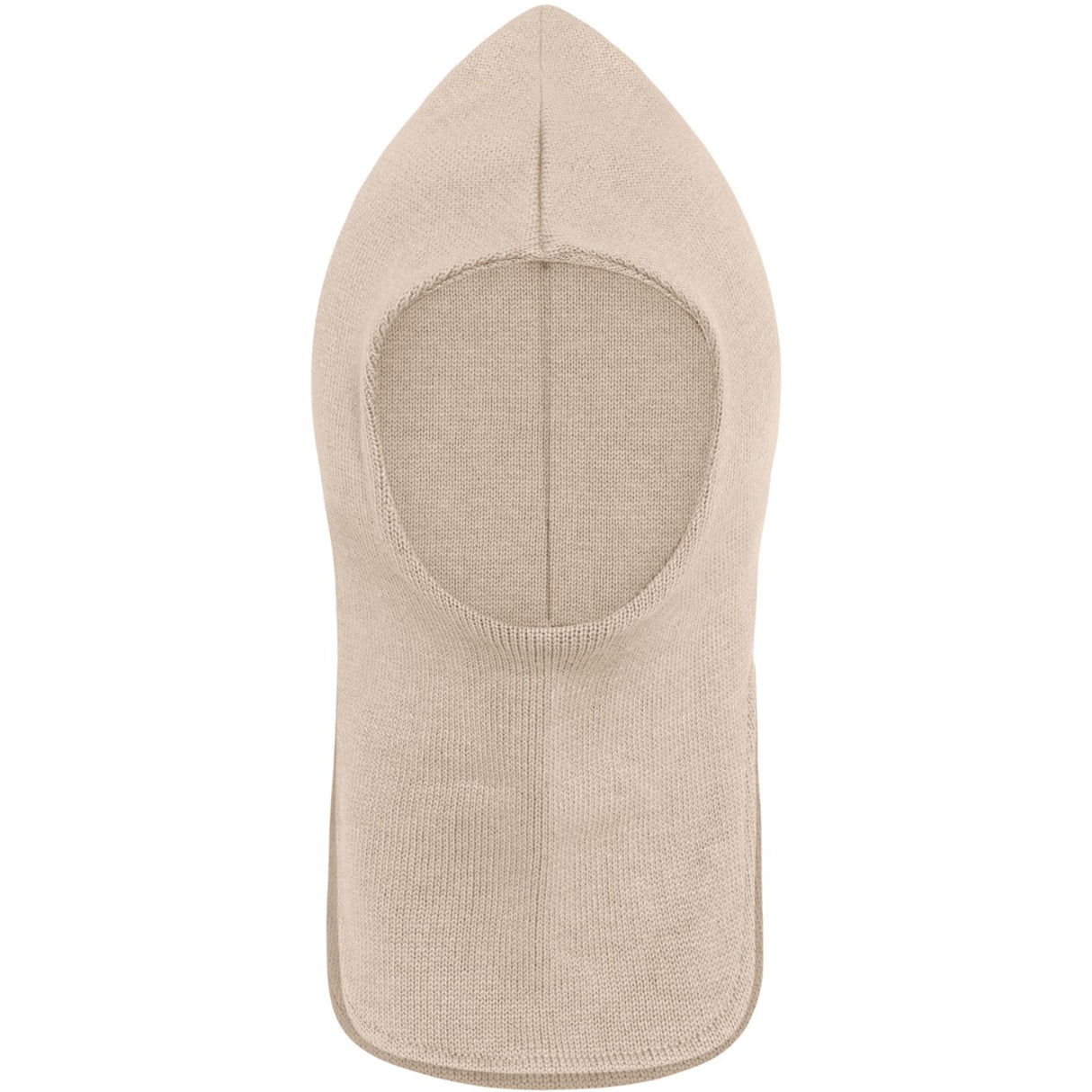 Huttelihut Sand Melange Elefantlue Ull Strikk Windstop