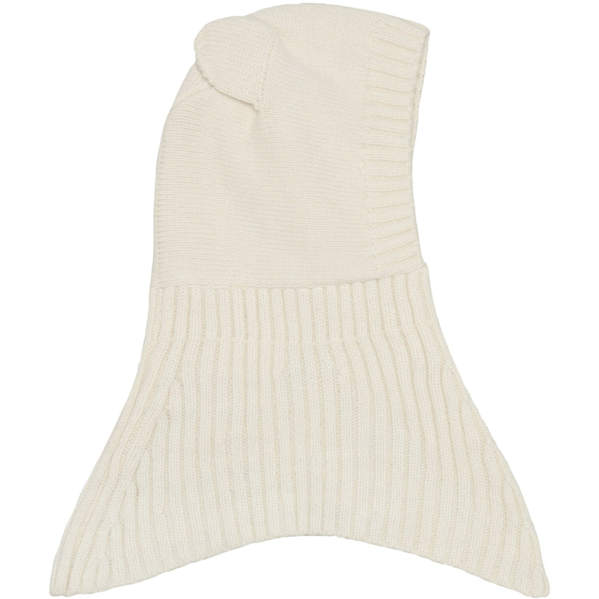 Huttelihut Off-White Elefantlue Ears Ull Strikk