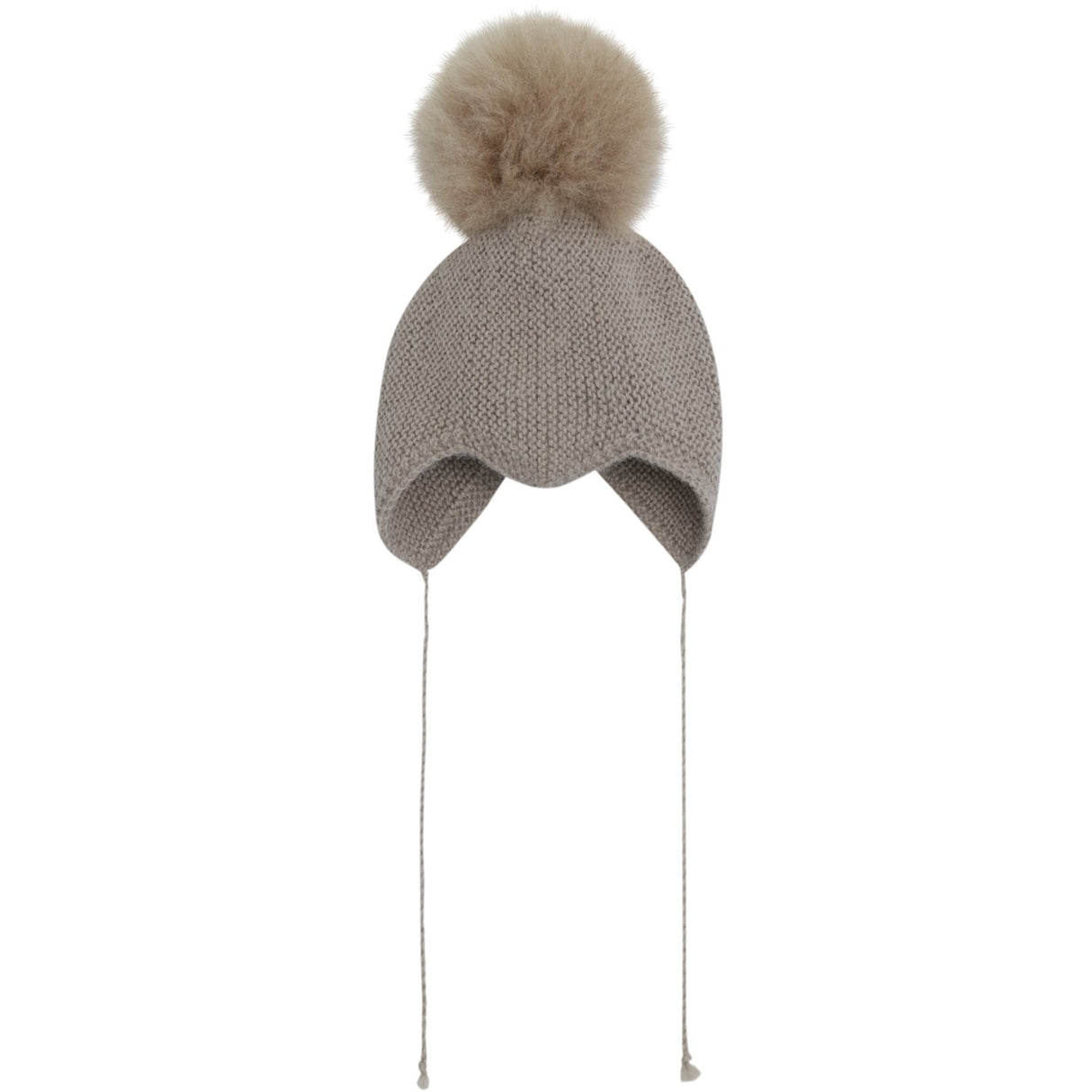 Huttelihut Atmosphere Bonnet Ull Strikk Alpaca Pompom