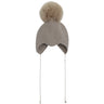 Huttelihut Atmosphere Bonnet Ull Strikk Alpaca Pompom