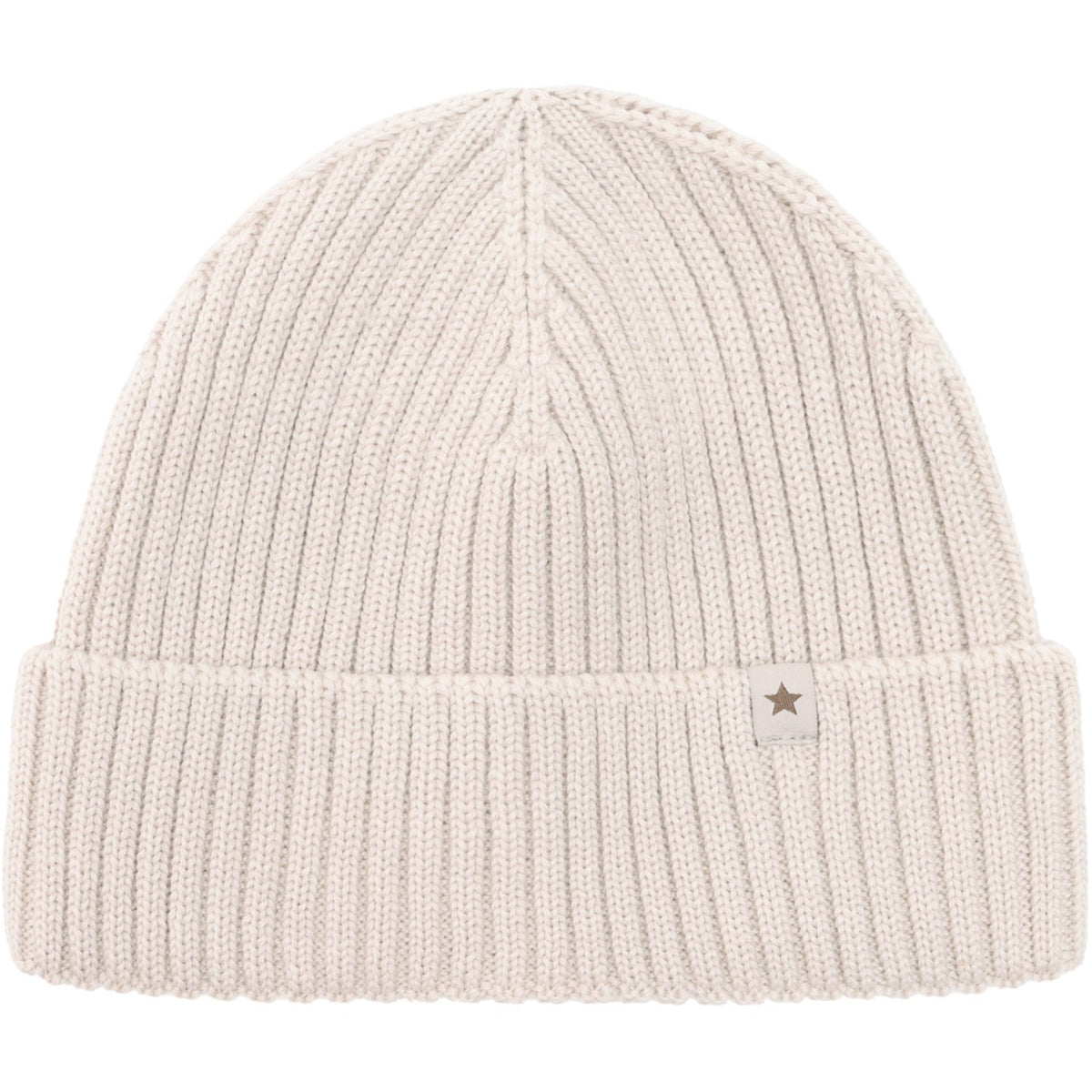 Huttelihut Sand Melange Beanie Ull Strikk