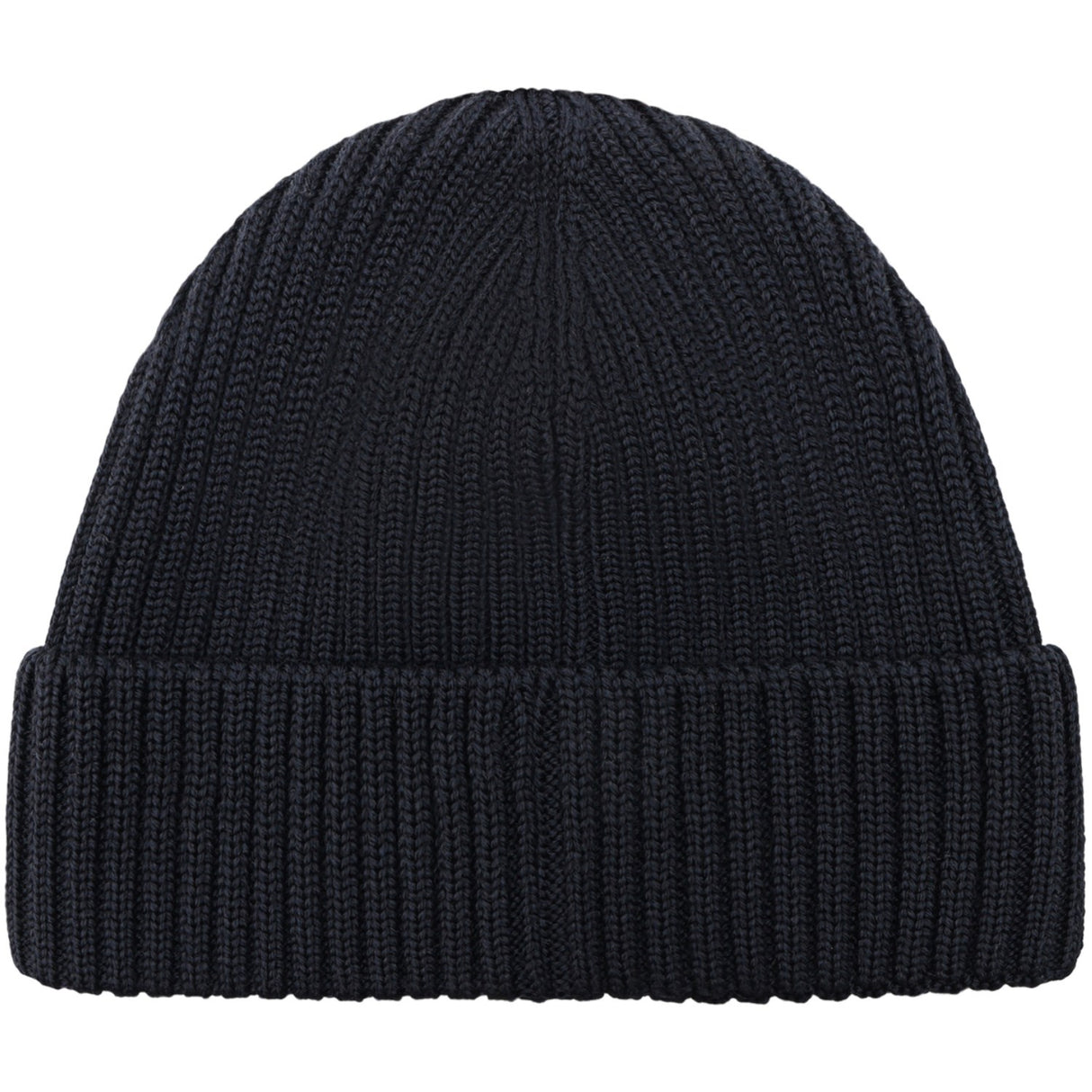 Huttelihut Dark Navy Beanie Ull Strikk