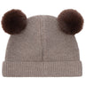 Huttelihut Cinder Melange Beanie Ull Strikk Pompoms