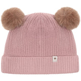 Huttelihut Woodrose Beanie Ull Strikk Pompoms