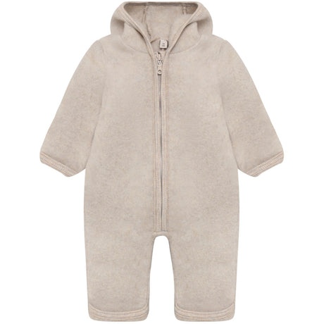 Huttelihut Camel Melange Klapvogn Drakt Ears Ull Fleece