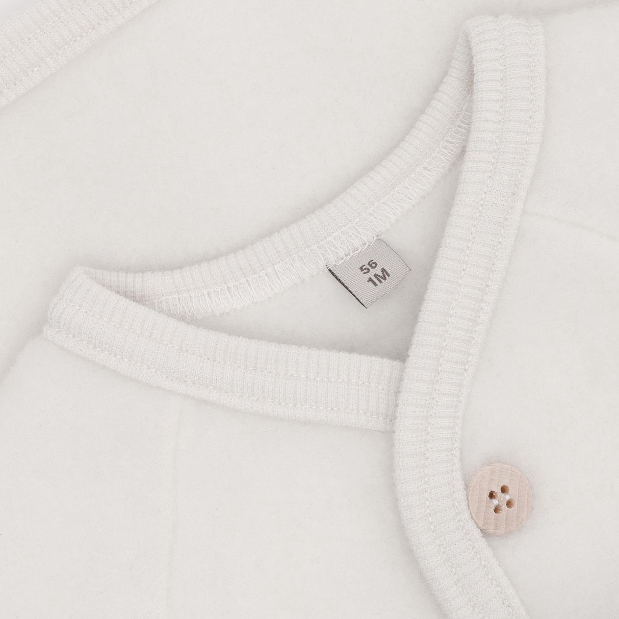 Huttelihut Tofu Jakke Ull Fleece M/ Knapper