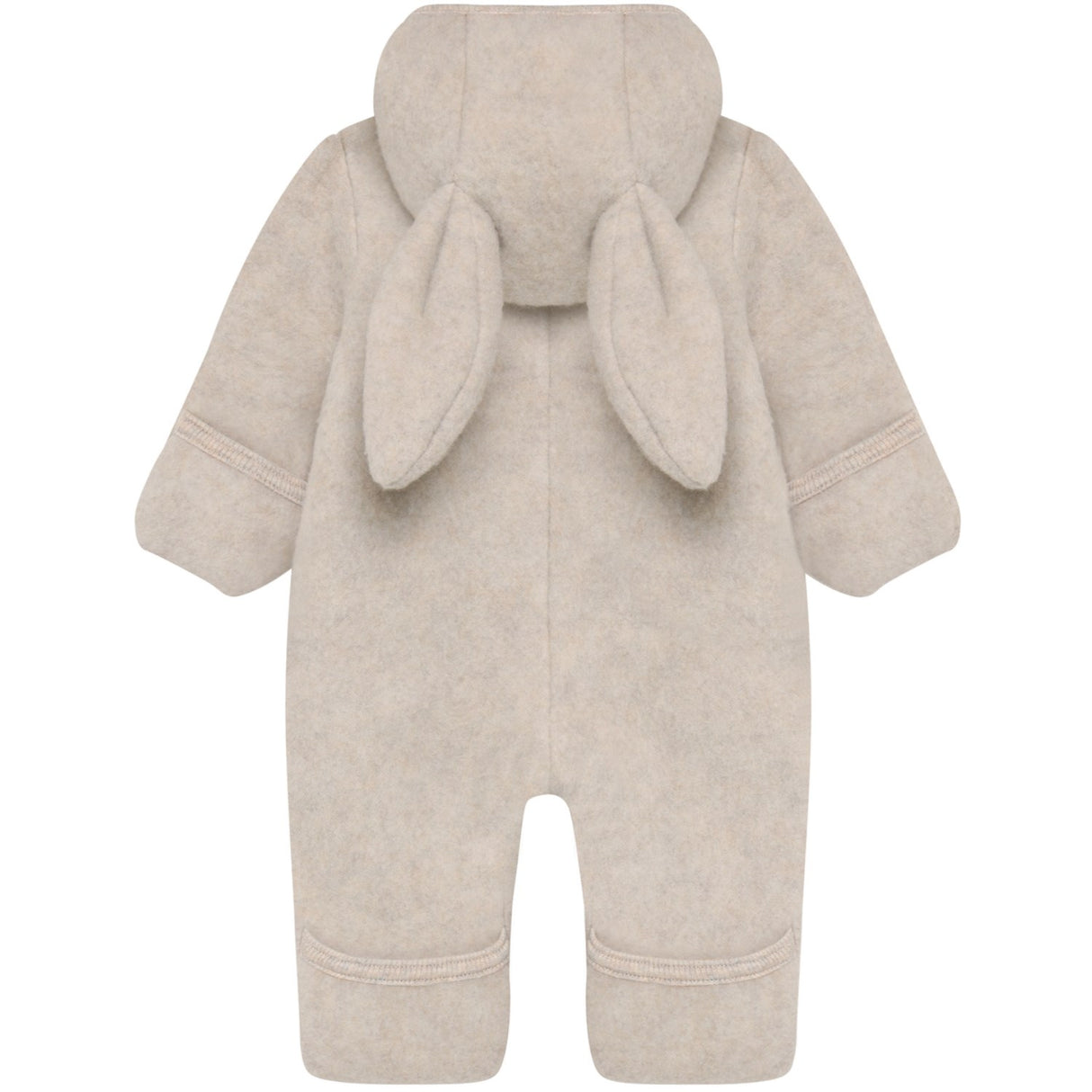 Huttelihut Camel Melange Klapvogn Drakt Ears Ull Fleece