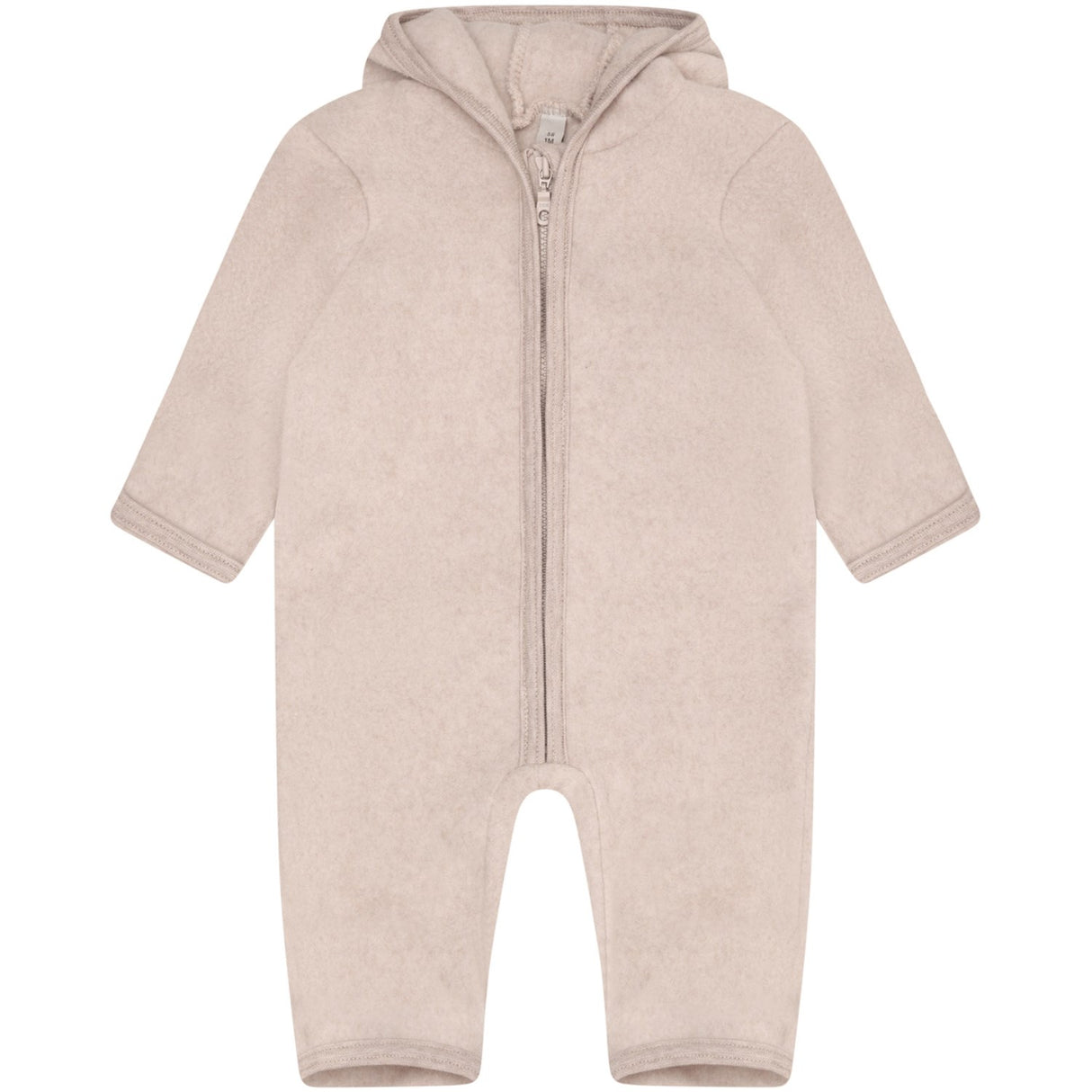 Huttelihut Camel Melange Klapvogn Drakt Ears Bomull Fleece