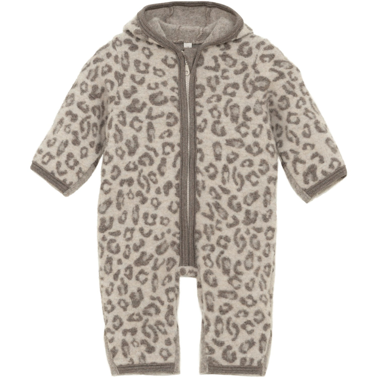 Huttelihut Camel Melange Klapvogn Drakt Ears Ull Fleece Jac