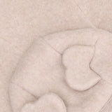 Huttelihut Camel Melange Klapvogn Drakt Ears Bomull Fleece
