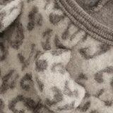 Huttelihut Camel Melange Klapvogn Drakt Ears Ull Fleece Jac