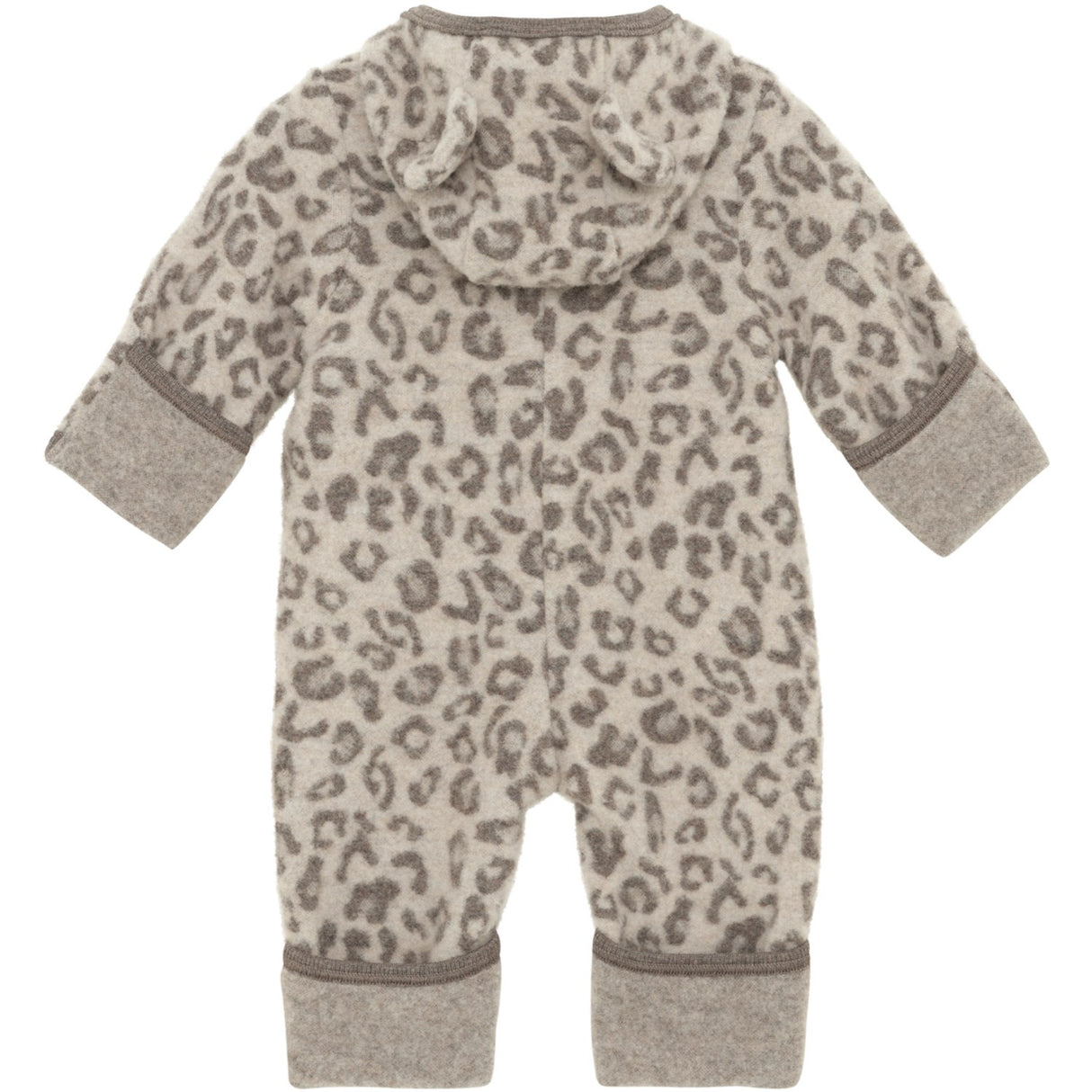 Huttelihut Camel Melange Klapvogn Drakt Ears Ull Fleece Jac
