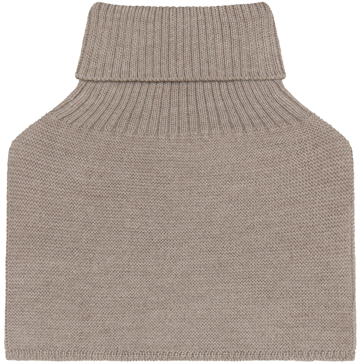 Huttelihut Camel Melange Neck Warmer Ull Strikk
