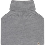 Huttelihut Medium Grey Melange Neck Warmer Ull Strikk