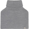 Huttelihut Medium Grey Melange Neck Warmer Ull Strikk