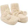 Huttelihut Off-White Footies Alpaca Ull Strikk