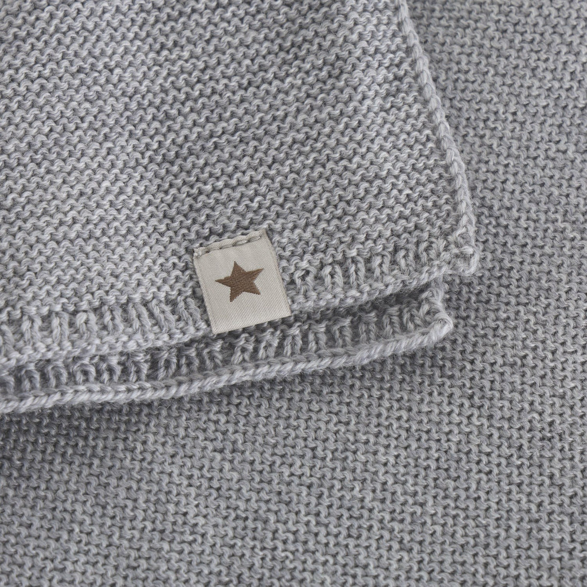 Huttelihut Medium Grey Melange Neck Warmer Ull Strikk