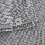 Huttelihut Medium Grey Melange Neck Warmer Ull Strikk