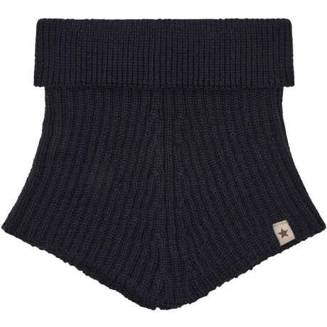 Huttelihut Dark Navy Neck Warmer Ull Strikk