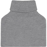 Huttelihut Medium Grey Melange Neck Warmer Ull Strikk