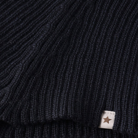 Huttelihut Dark Navy Neck Warmer Ull Strikk