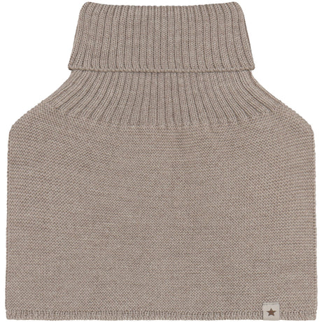 Huttelihut Camel Melange Neck Warmer Ull Strikk