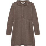 Huttelihut Cinder Melange Kjole Ls Strikk M/ Ull