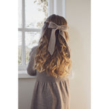 Huttelihut Savannah Melange Hairclip Bue Ull Strikk