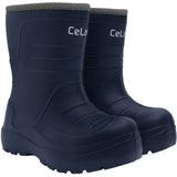 CeLaVi Navy Termisk Gummistøvler - Embossed