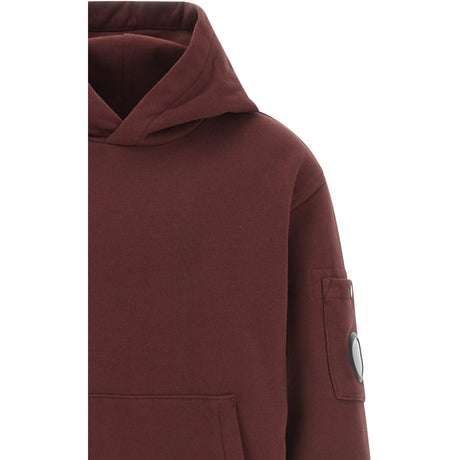 C.P. Company Borgogna Red Collegegenser W/Hood
