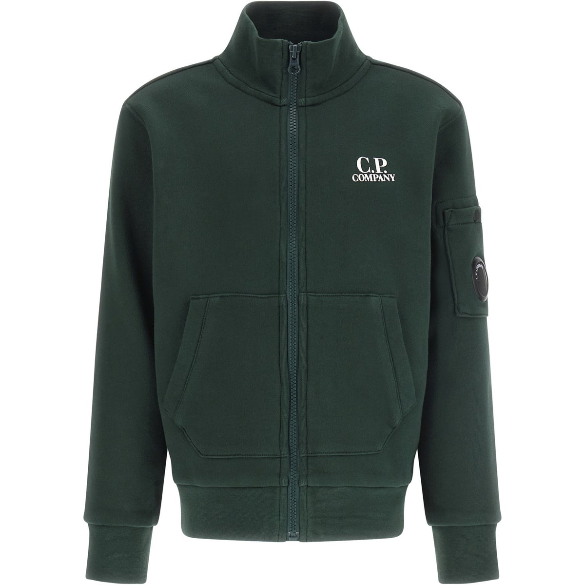 C.P. Company Black Zipped Collegegenser
