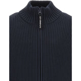 C.P. Company Black Tricot Med Zip