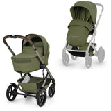 Cybex Moss Green Talos S Lux Tpe Inklusiv Foldbar Cot