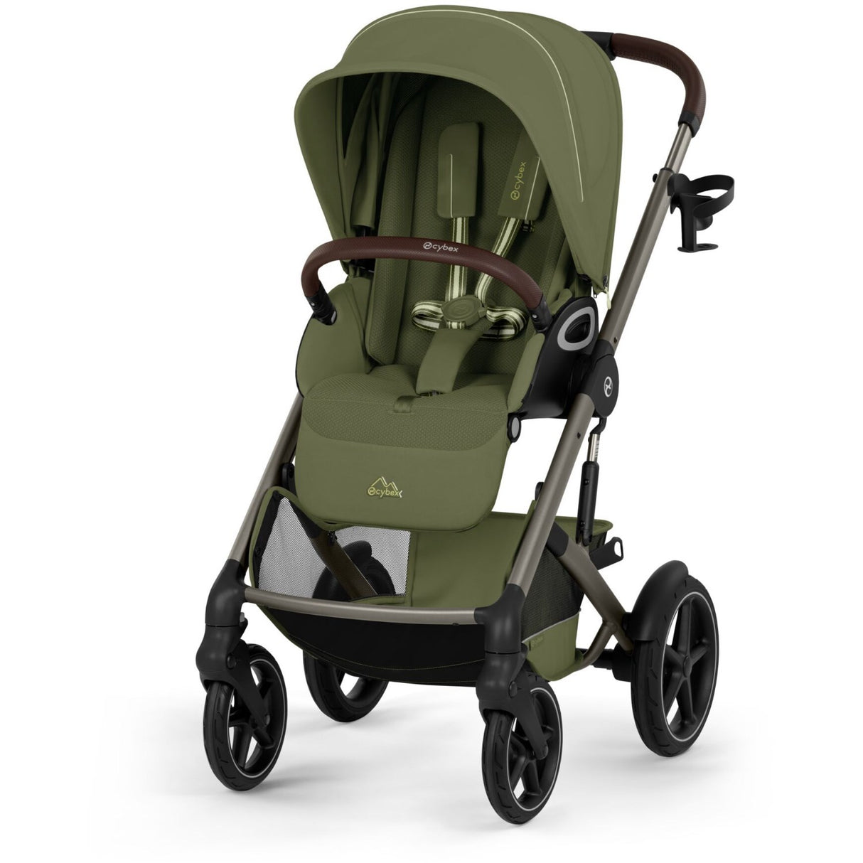Cybex Moss Green Talos S Lux Tpe Inklusiv Foldbar Cot