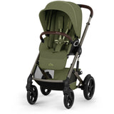 Cybex Moss Green Talos S Lux Tpe Inklusiv Foldbar Cot