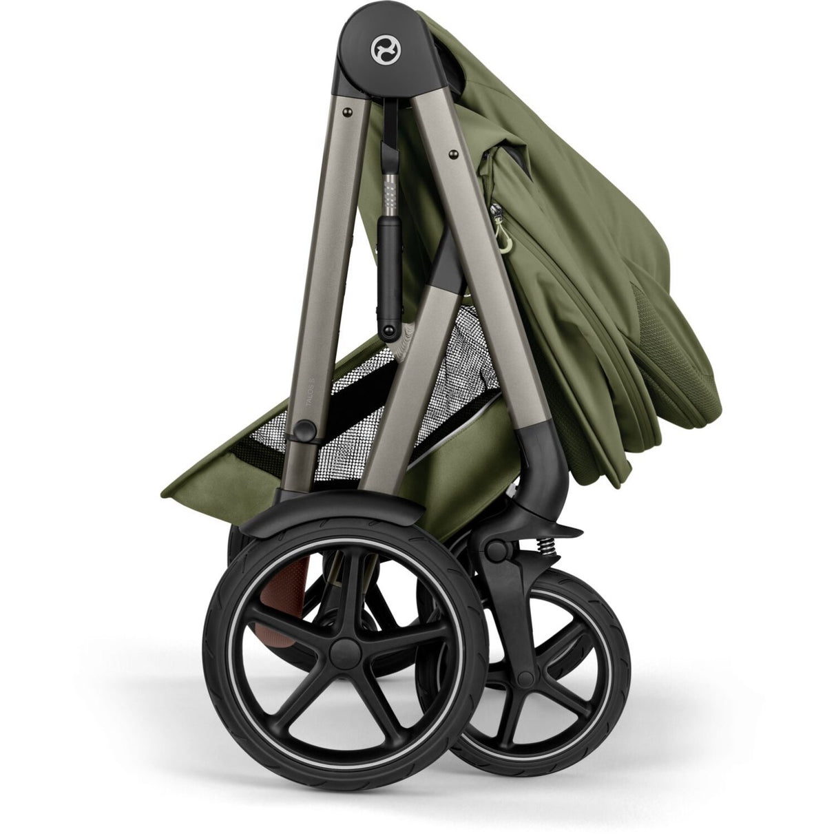 Cybex Moss Green Talos S Lux Tpe Inklusiv Foldbar Cot