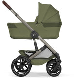 Cybex Moss Green Talos S Lux Tpe Inklusiv Foldbar Cot