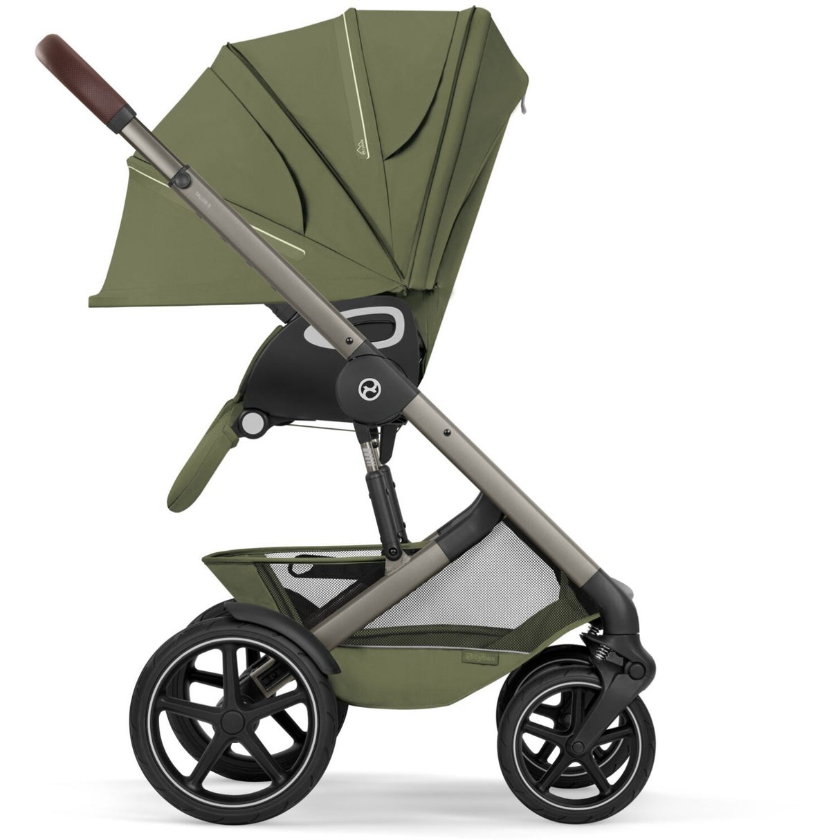 Cybex Moss Green Talos S Lux Tpe Inklusiv Foldbar Cot