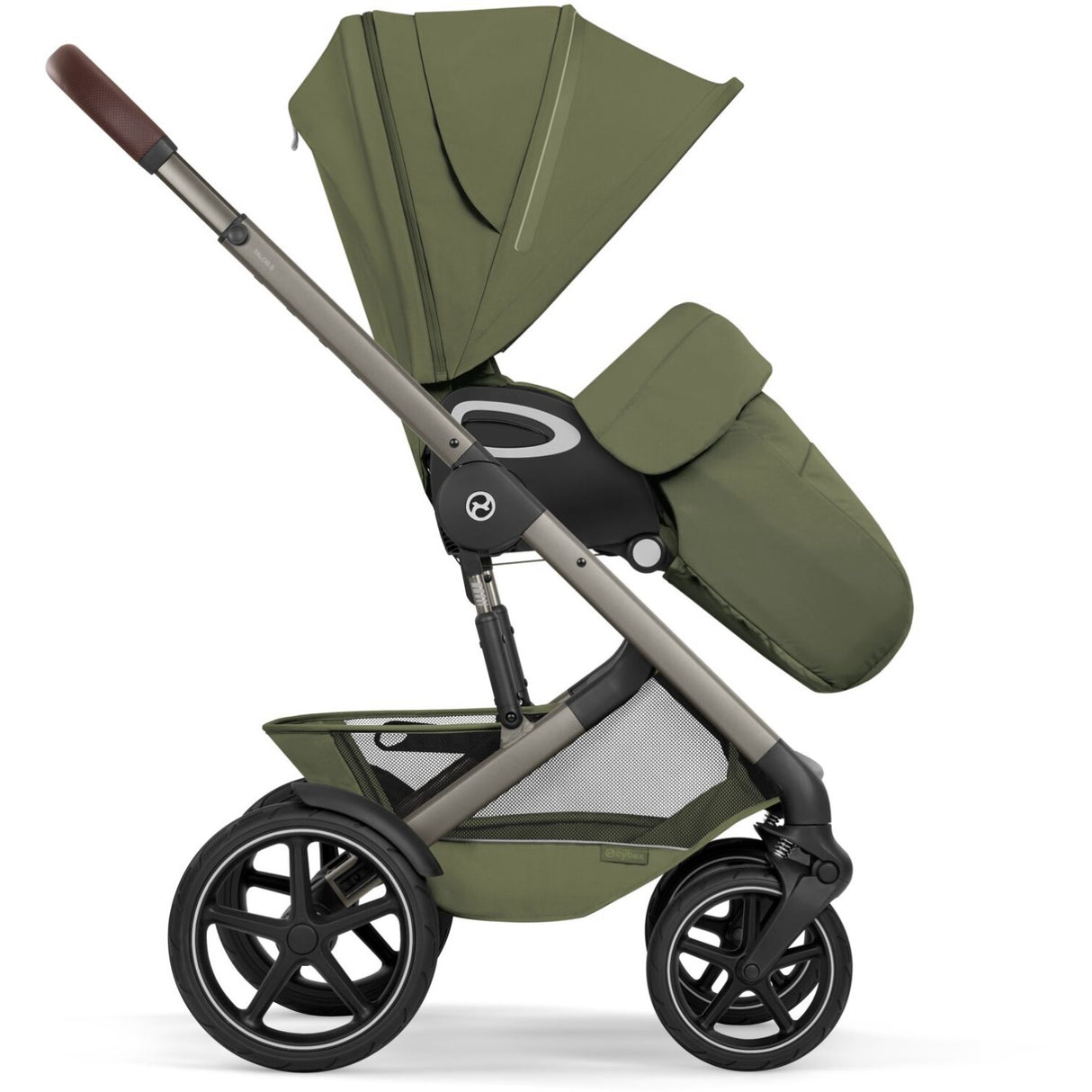Cybex Moss Green Talos S Lux Tpe Inklusiv Foldbar Cot